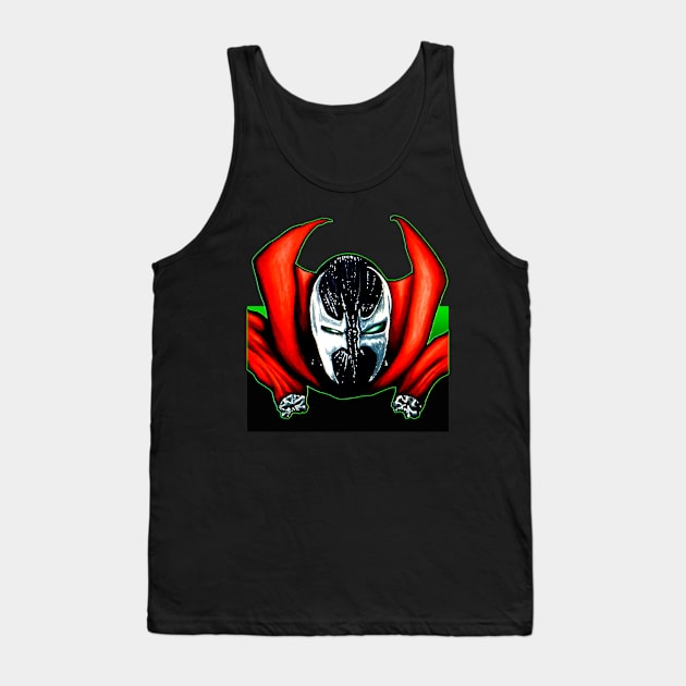 hellspawn #9562354881 Tank Top by sapanaentertainment